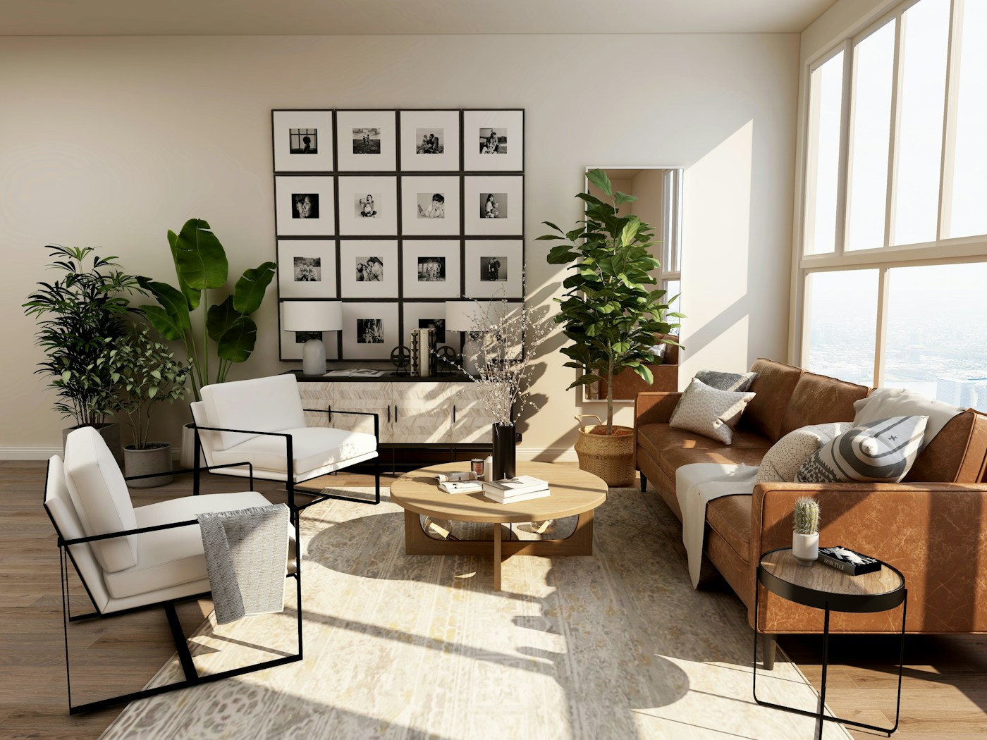 Elegant modern living room